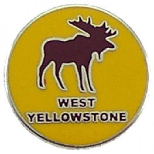 West Yellowstone Moose Pin Small -  - M1012