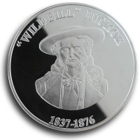 Wild Bill Hickok Collectible Medallion - Silver Wild Bill Hickok Collectible Medallion - Silver