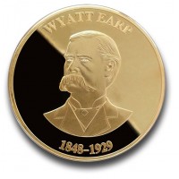 Wyatt Earp Collectible Gunfighter Coin - Gold Wyatt Earp Collectible Gunfighter Coin - Gold