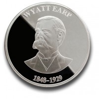 Wyatt Earp Collectible Gunfighter Coin - Silver Wyatt Earp Collectible Gunfighter Coin - Silver